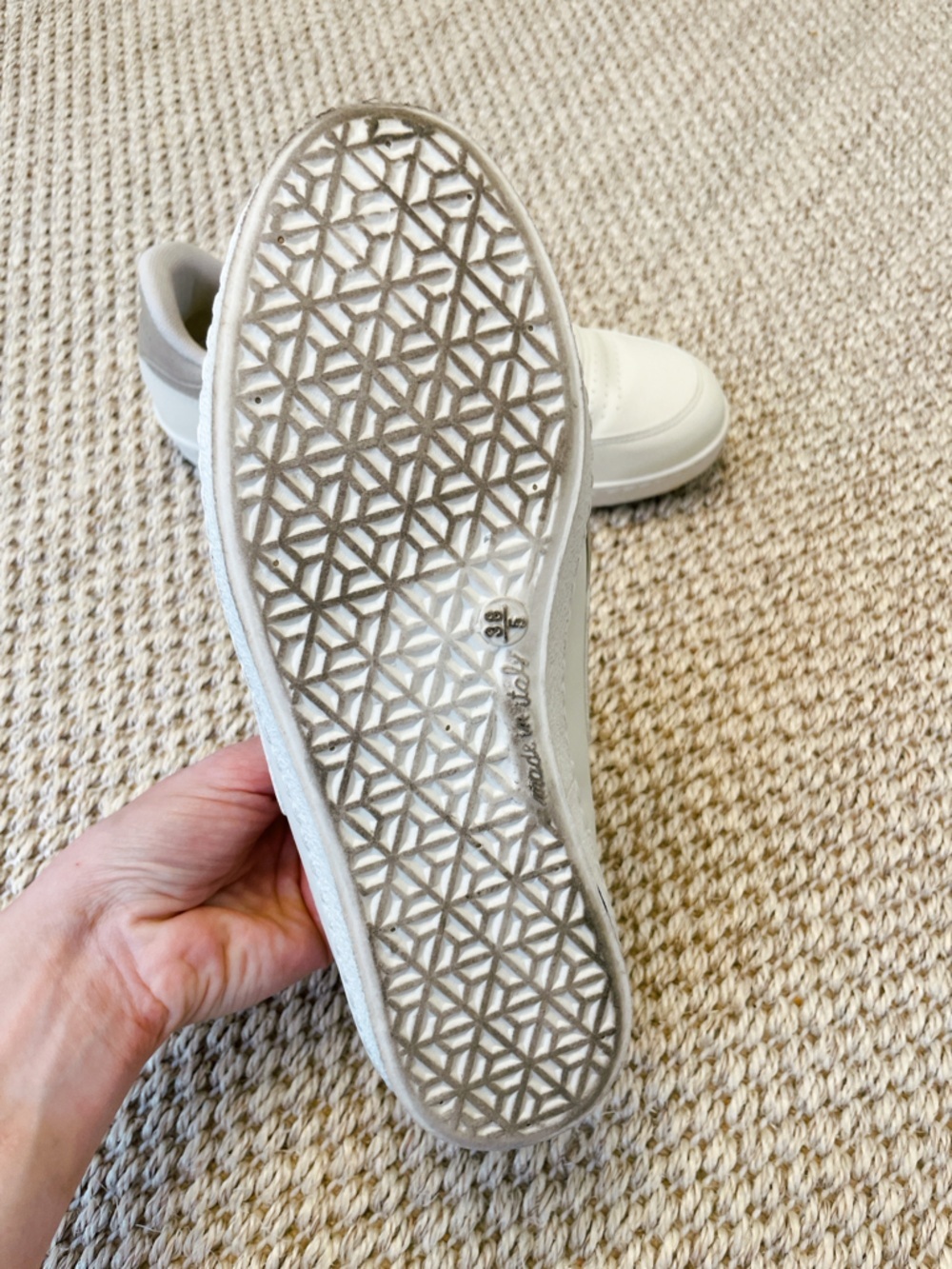 Oliver Cabell Womens Vegan 481 Cream Sneakers S 38 - Picture 9 of 13